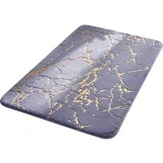HOD Health & Home Bath Mats Rugs Toilet Covers Non Slip Soft Thick 40 x 60 cm grey