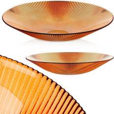Prążkowana Misa Amber Ø 30 cm
