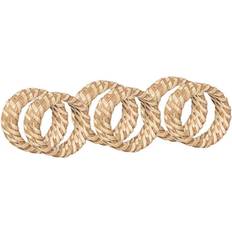 Broste Copenhagen Servietringe Broste Copenhagen Gaia Servietringe 6-pak Rotting Rattan Brun Servietring