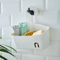 Dunelm Large Plastic Shower Caddy White