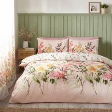 Catherine Lansfield Countryside Duvet Cover Pink (200x200cm)