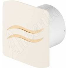 Awenta Ecru Kitchen Bathroom Wall Extractor Fan 100mm