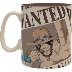 ABYstyle One Piece 460ml Wanted Ace Becher