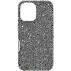 Swarovski High Smartphone Case iPhone 16 Silver Tone