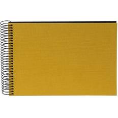 Goldbuch Fotoalbum Goldbuch Spiralalbum Bella Vista 24x17 40 Schwarze Seiten Senf