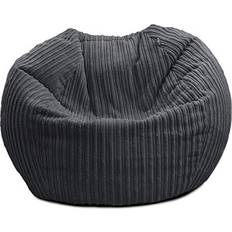 Polyester Sitting Furniture Rucomfy Comfy Mini-Slouch Jumbo Cord Bean Bag