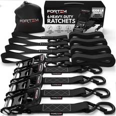 Fortem Ratchet Tie Down Straps 2362kg Break Strength 3.04 Meter