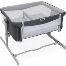 Chicco next2me Chicco Next2ME Twins Bedside Crib with Enhanced Air Circulation Grey