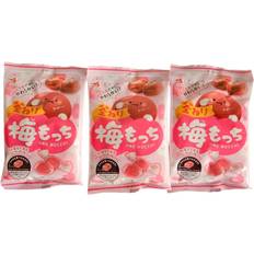 Decaffeinated Confectionery & Biscuits Seika Japanese Plum Soft Mochi Candy 32g 3pack