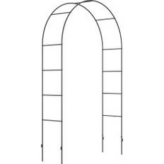 Northio Rose Arch Metal Arch Garden Arch Klätterväxter 140 x 40 x 240 cm