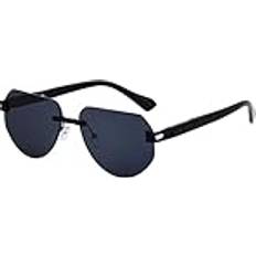 Rimless Sunglasses Black