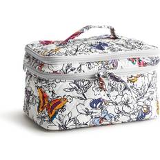 Vera Bradley Cotton Brush Up Cosmetic Case - Wing + Bloom