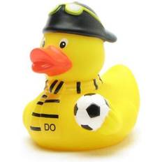 Duckshop I Badenter Fotbollsfan Svart-Gul 8 cm