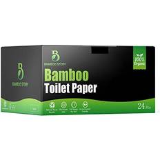 Cleaning Equipment & Cleaning Agents bamboo bamboo Story Premium Toilet Paper 24 Rolls