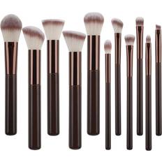 Makeup brush pro Technique PRO Chocolate Bronze Makeup Brush Set - Braun