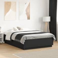 Beds & Mattresses Berkfield Home Bed Frame without Mattress 120x190 cm Small Double