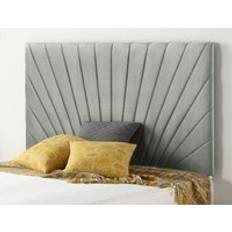Beds & Mattresses Somnior Platinum Tweed Fabric 32" Upholstered Divan Bed - Grey - Super King Headboard