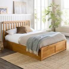 Aspire Atlantic Wooden Ottoman - Natural Frame Bed