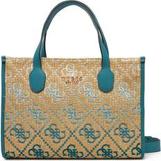 Turquoise Bags Guess Silvana 4G Logo Handbag - Blue