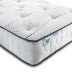 Blue Bed Mattress Sareer Sareer Pocket Sprung Cool Blue Mattress - White Bed Matress