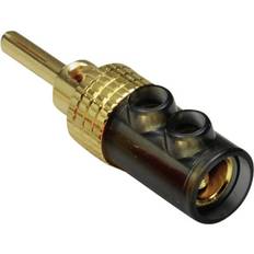 TRU Components Banankontakt Kontakt Hane Rak 4 mm Svart 1 st