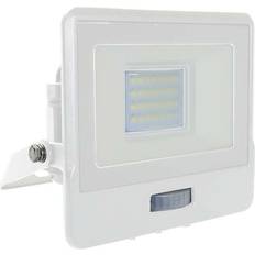 V-TAC 20W PIR Sensor Projektør 6500K Hvid Hus Spotlight