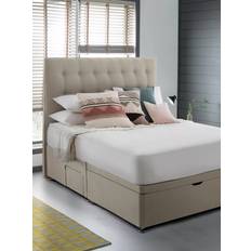 Silentnight Beds Silentnight 2 Drawer Continental Half Ottoman Divan Base Storage King Size Frame Bed