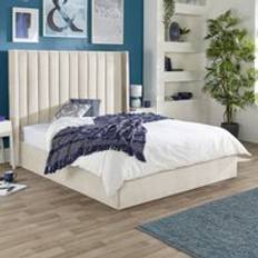Aspire Helix Ottoman Storage - Natural - King Frame Bed