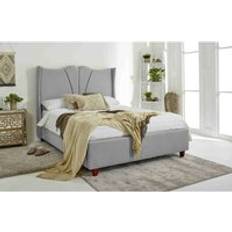 Beds & Mattresses Casa Florentine Silver Arlington Fabric King Bed Frame