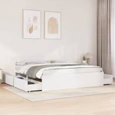Berkfield Home Bed Frame without Mattress 180x200 cm Super King Solid Wood Pine