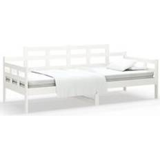 Rammemadrasser vidaXL Dagseng Hvit Heltre Furu 80x200 cm Rammemadrass