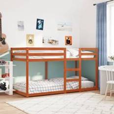 without Mattress Wax 75x190 cm Small Single Solid Wood Pine