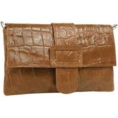 Braun Clutches Abendtasche CLUTY - Braun/Cognac