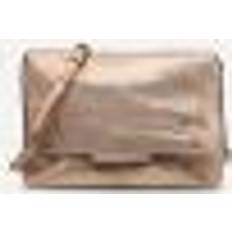 Pieces Felizia Leather Large Cross Body Handtaschen - Gold/Bronze
