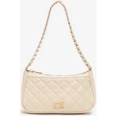 Roberto Cavalli Väskor Roberto Cavalli Axelväska Med Diamantsöm Och Kedja - Beige