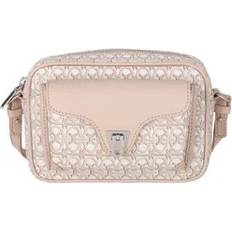 Laukut Coccinelle Beat Monogram Crossbody Bag - Antique Pink/White