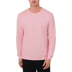 Lacoste Men's Waffle-Knit Thermal Sleep Shirt - Lotus