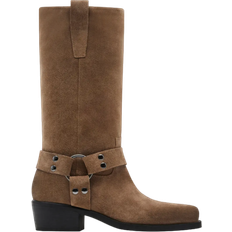 Beige - Women High Boots Steve Madden Ruskin - Taupe