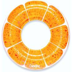 Swim Ring Salus CocoNut Float 42 Inch Tangerine Orange Glitter Pool Float Ring