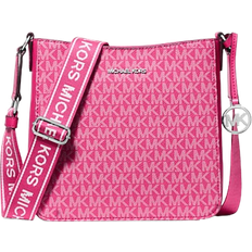 Michael Kors Jet Set Signature Logo Messenger Bag - Dragonfruit