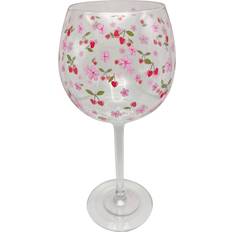 Red Cocktail Glasses Mon Cheri Gin Multicolour Red Cocktail Glass