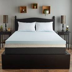 Comfort Tech 3IN Serene Foam Topper One Size Mattress Cover Blue