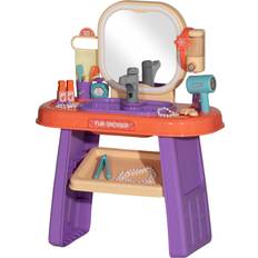 Qaba Kids Vanity Set with Mirror
