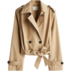 H&M Damen Oberbekleidung H&M Short Trench Coat - Beige