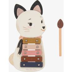 Beige & Pink Cat Xylophone 28 cm