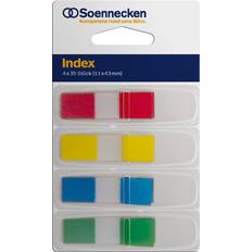 Inbindningstillbehör Soennecken Soennecken Haftstreifen Index Mini 5824 125x43mm 36Streifen 4St