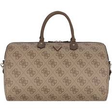 Guess Weekender Guess Berta Weekender Duffel Latte Logo - Brown