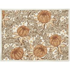 Boel & Jan Naima 35x45 cm Vit Beige Bordstablett Brun, Beige, Vit