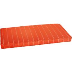 Orange Garden Benches Sorra Home Outdoor Corded Cushion Orange Stripe Garden Bench