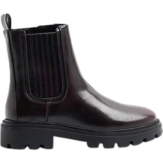 Polyurethane Chelsea Boots River Island Patent Chelsea Boots - Red